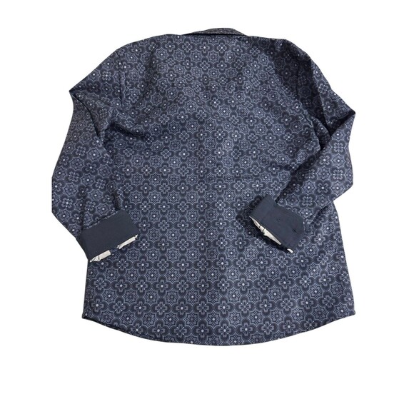 Consequence Boy’s Long Sleeve Button Up Collar Geometric Shirt W/ Pocket Size 5 - Picture 2 of 6